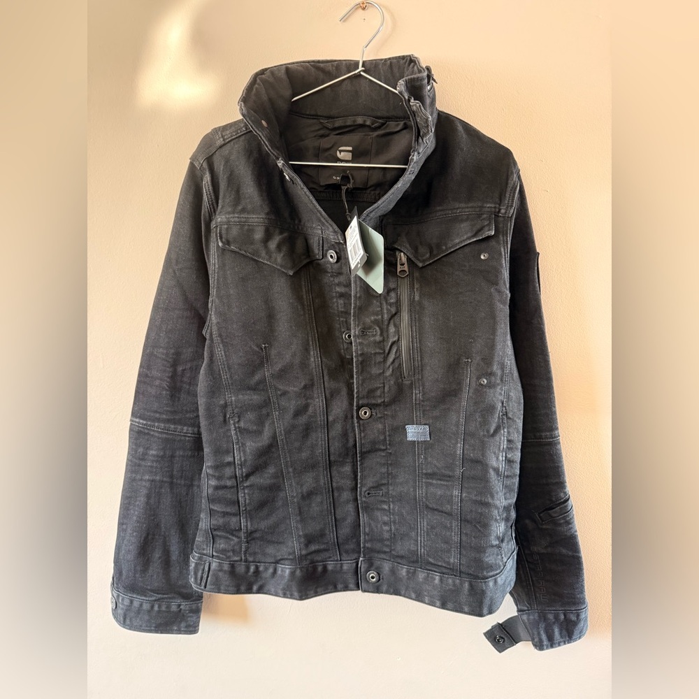 G-Star Men’s Charcoal Hooded Jacket(brand new)